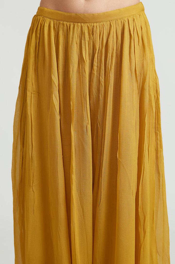 Neerus M Green Color Georgette Fabric Anarkali Suit Set