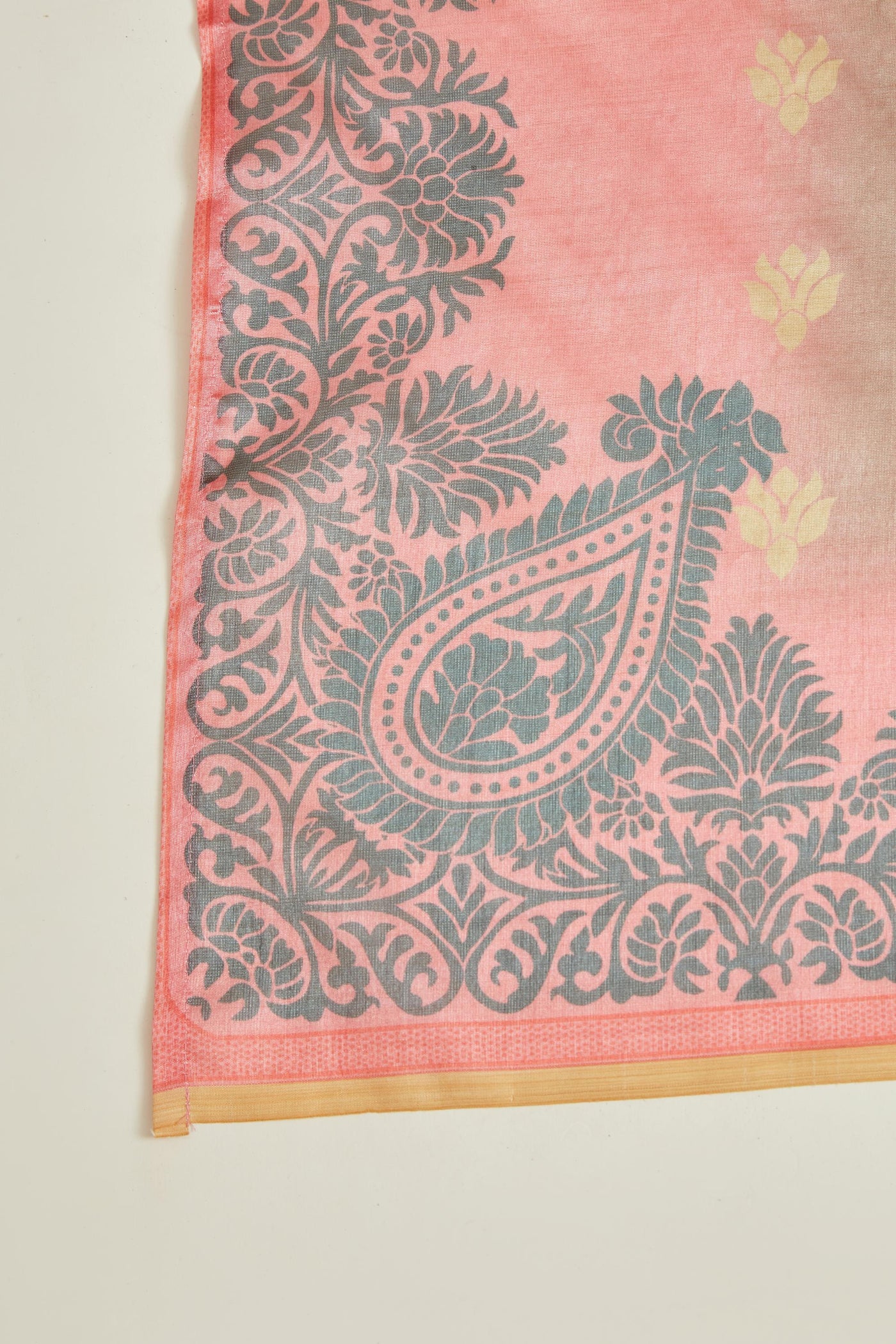 Neeru'S GREY Colour CHANDERI Fabric SUIT