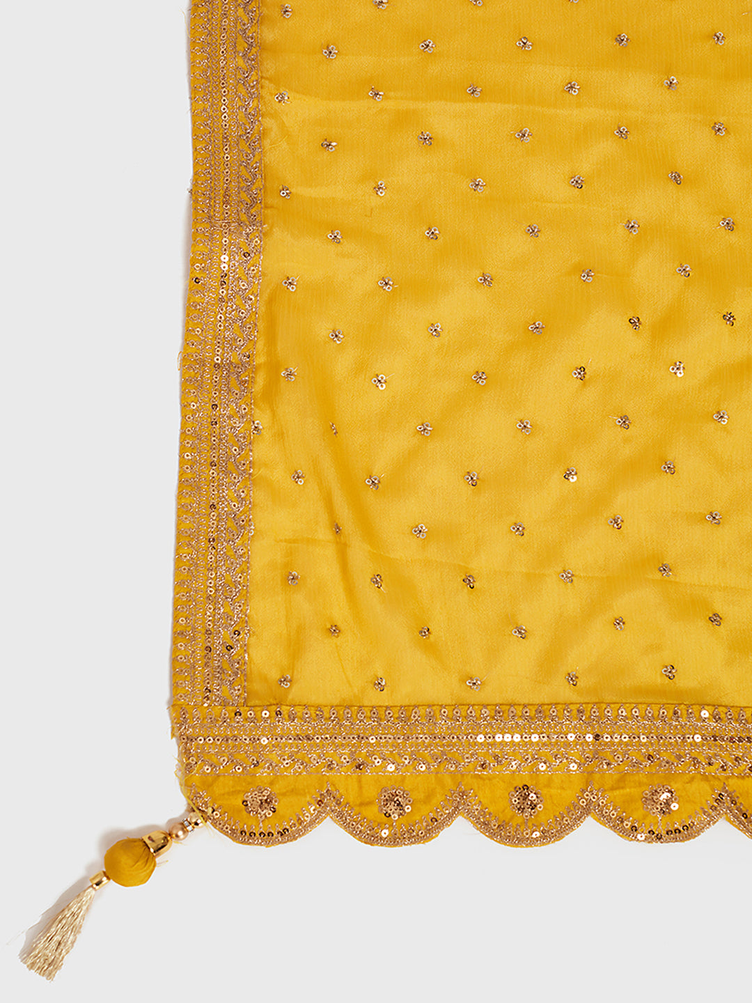 Neeru's Yellow Color Georgette Fabric Ghagra Set