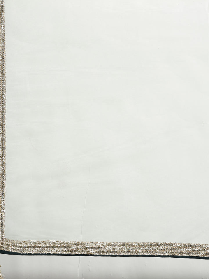 Neerus Bottle Green Color Silk Fabric Suit-Short Anarkali