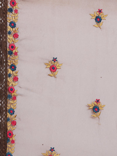 Neeru'S Yellow Color, Silk Fabric Suit-Pant