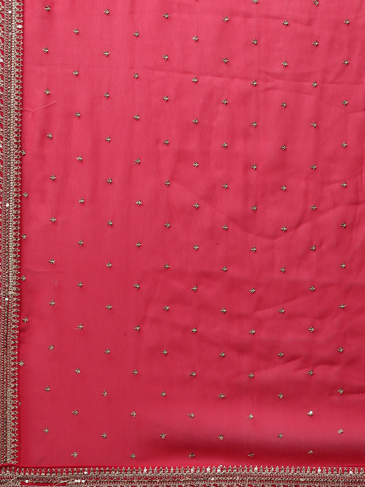 Neerus Yellow Color Poly Georgette Fabric Kurta Sets With Dupatta