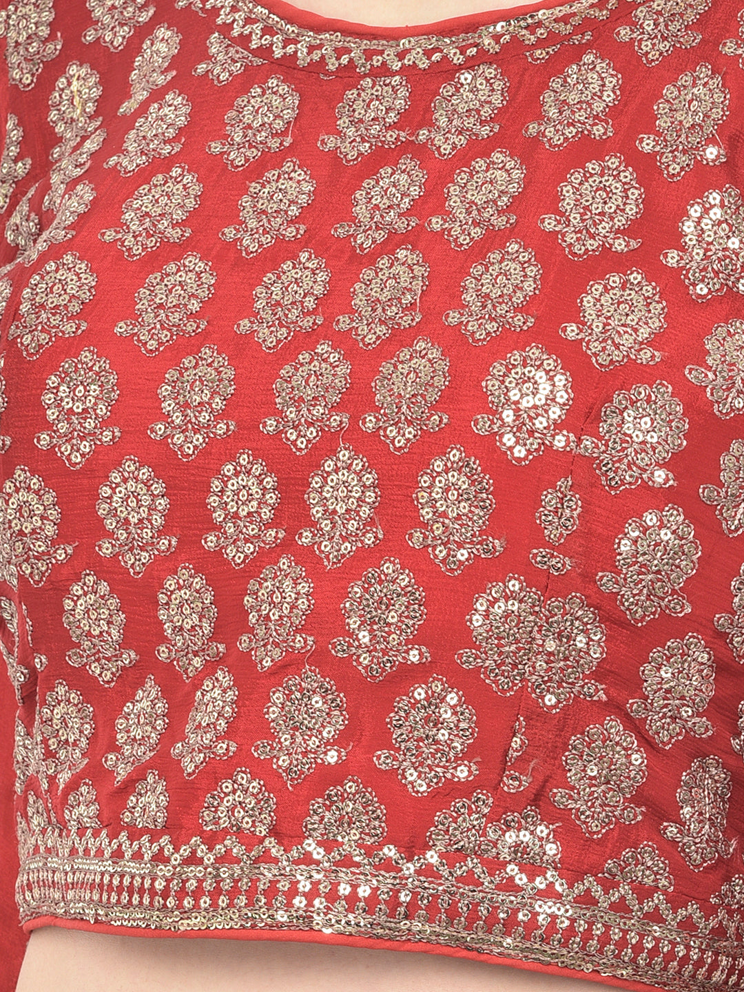 Neeru'S RED color, GEORGETTE fabric Ghagra Set