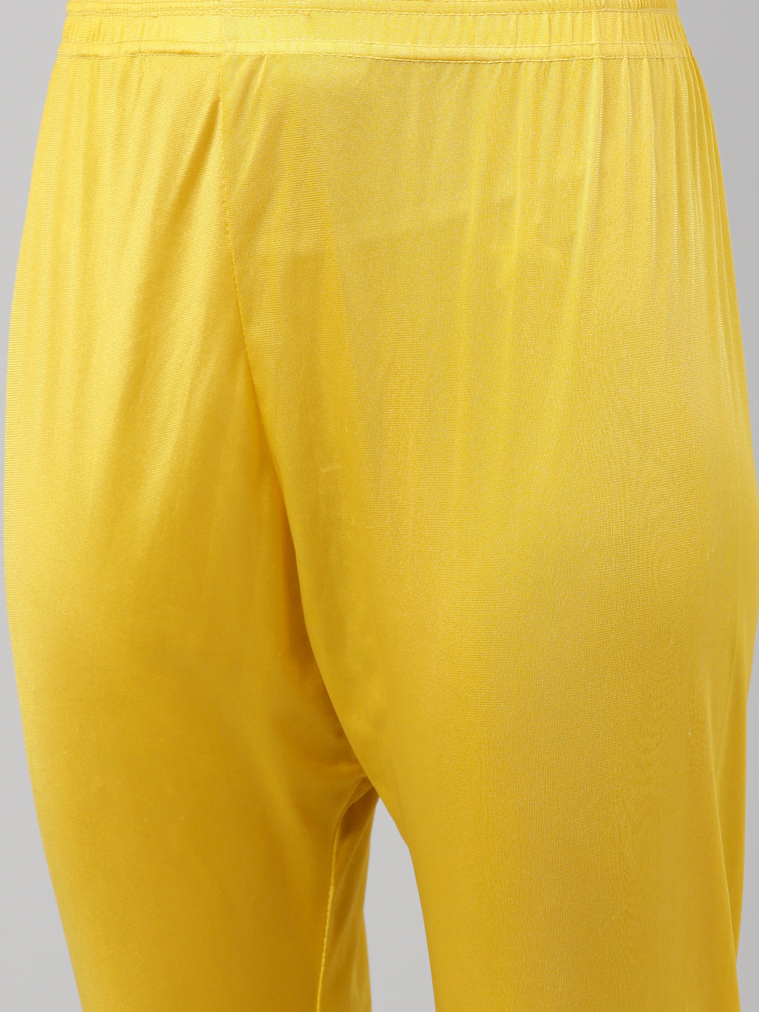 Neerus Mustard Color Chanderi Silk Fabric Suit-Anarkali