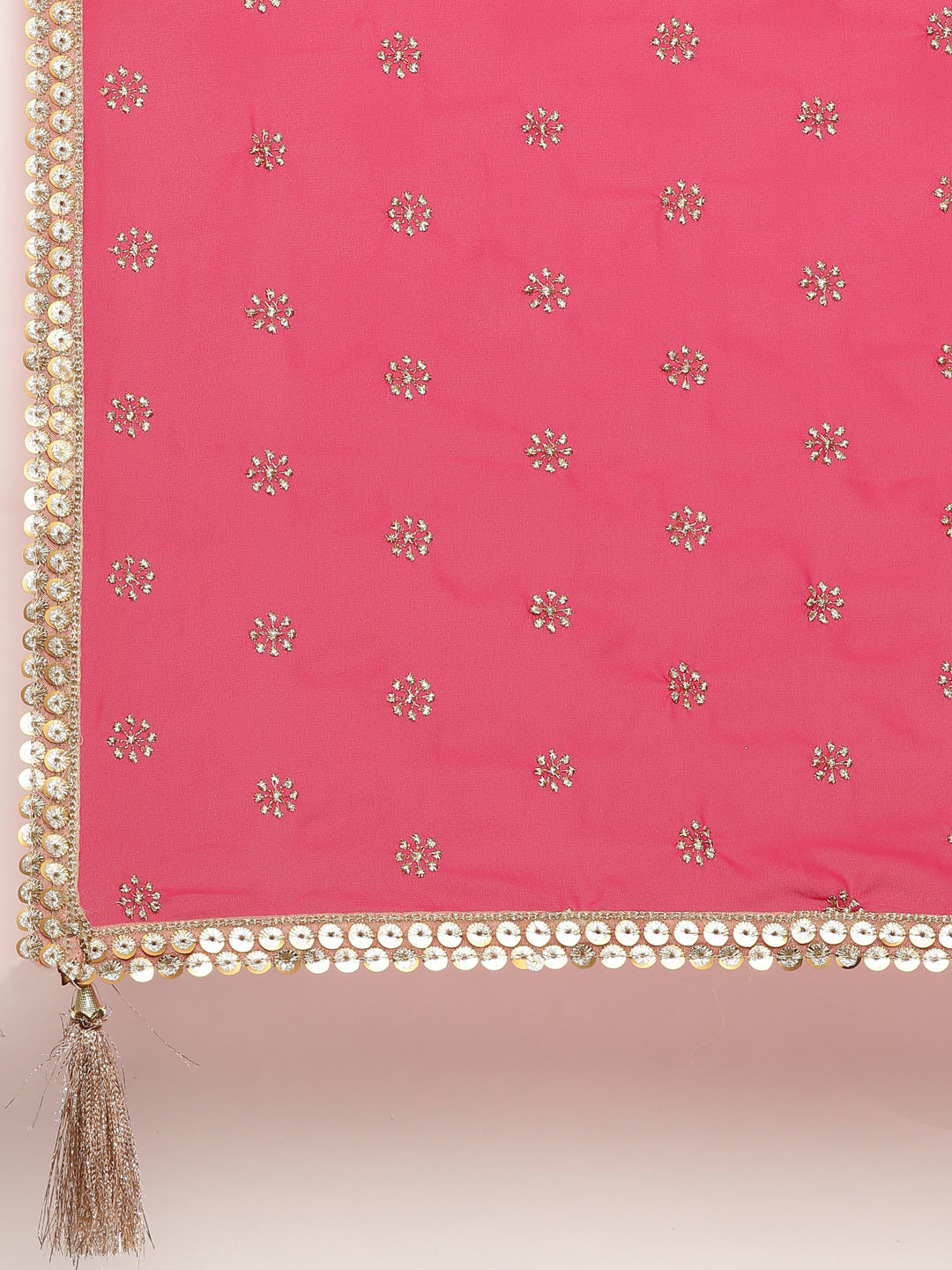 Neerus Mustard Rama Color Georgette Fabric Ghagra Set