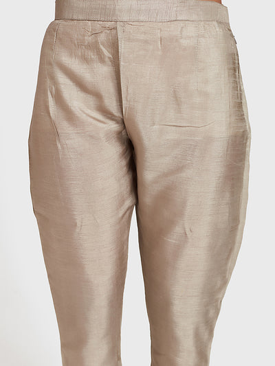 Neeru's Gray Color Silk Fabric Suit-Pant
