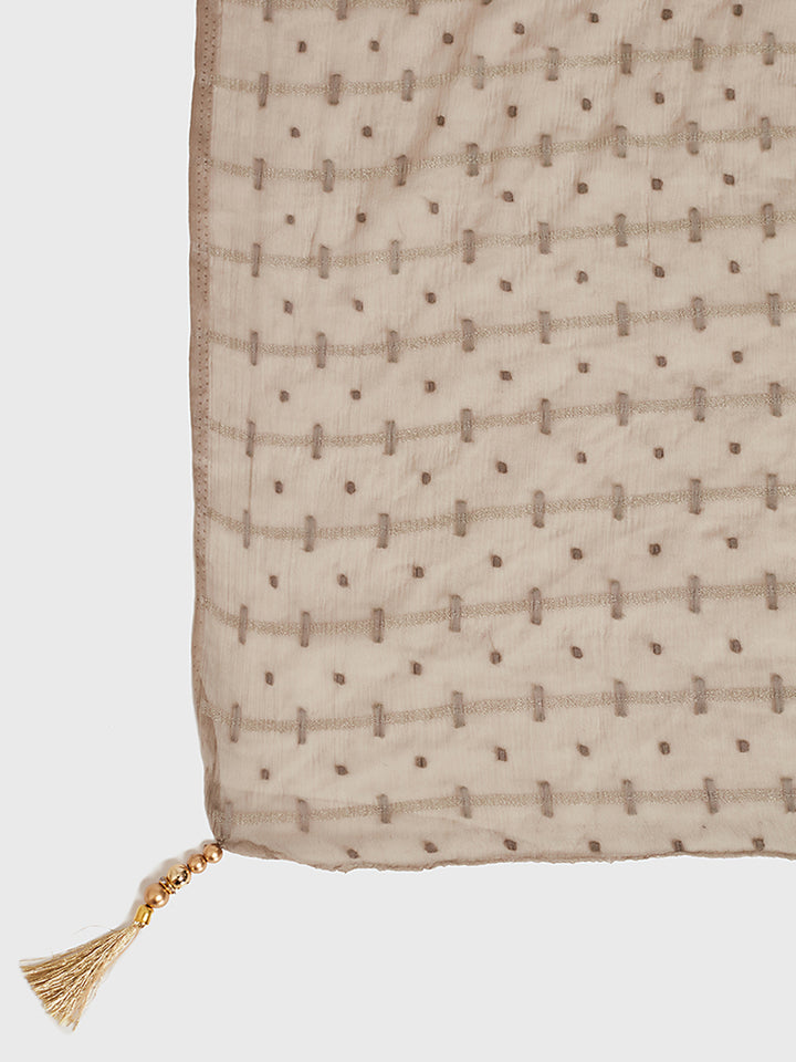 Neerus Gray Color Silk Fabric Suit-Pant