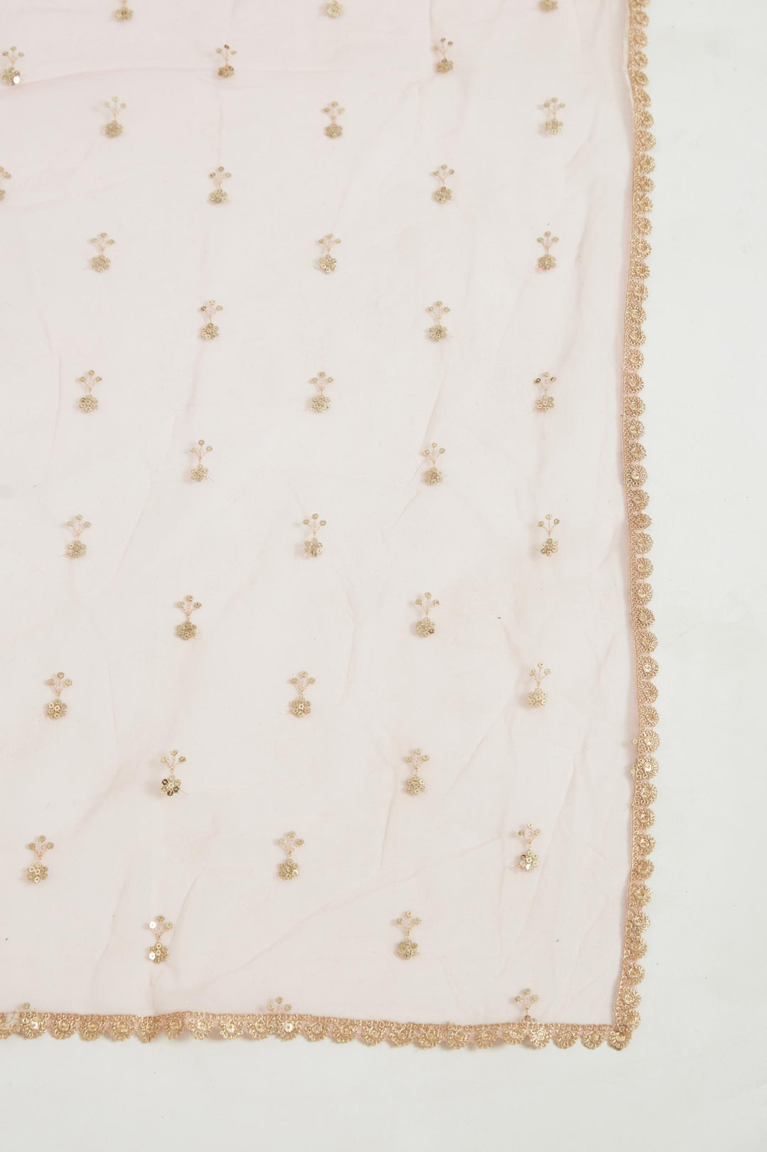 Neerus Lemon Color Georgette Fabric Lehenga Choli