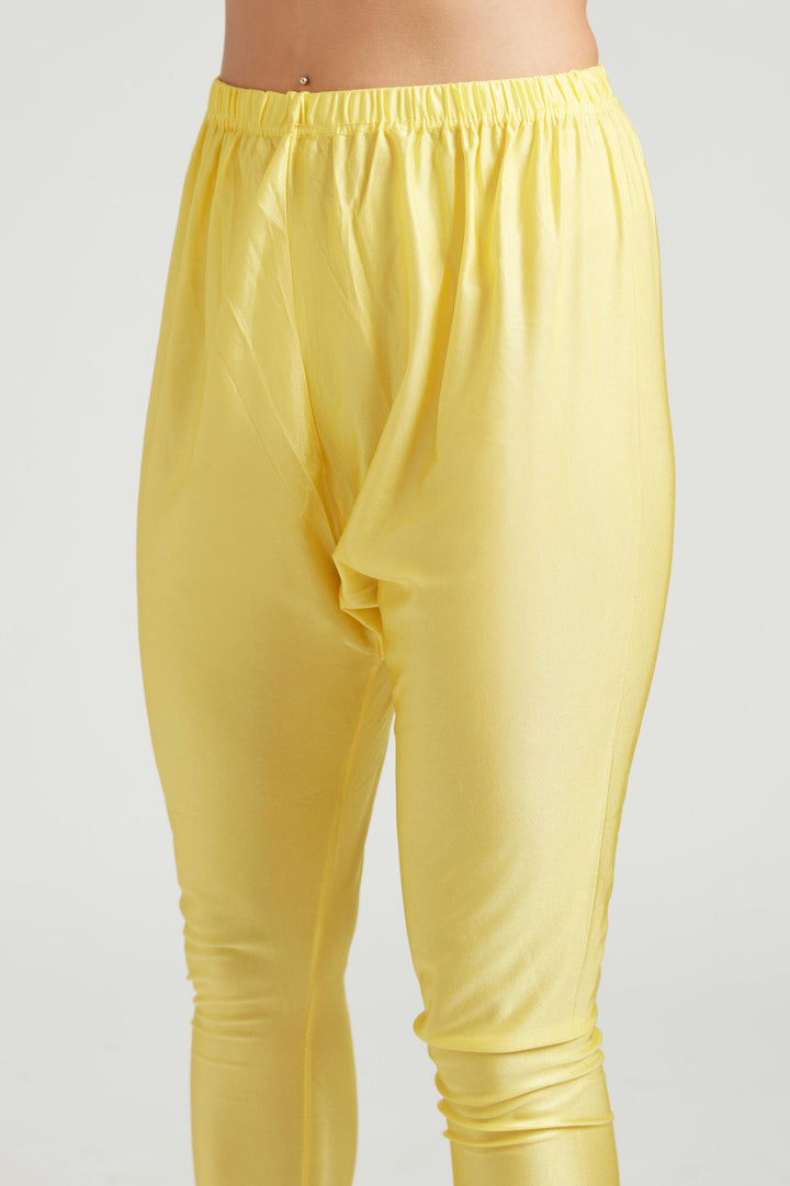 Neerus Yellow Color Georgette Fabric Salwar Kameez