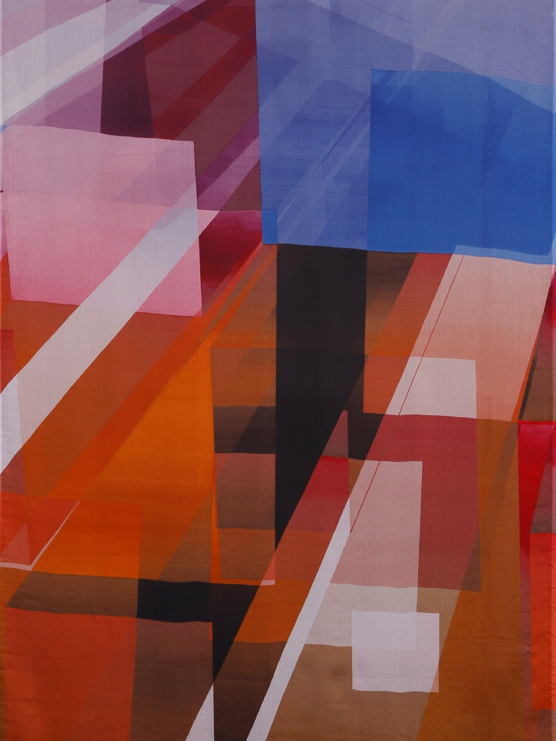 Neerus Multicolor Printed Saree With Blouse