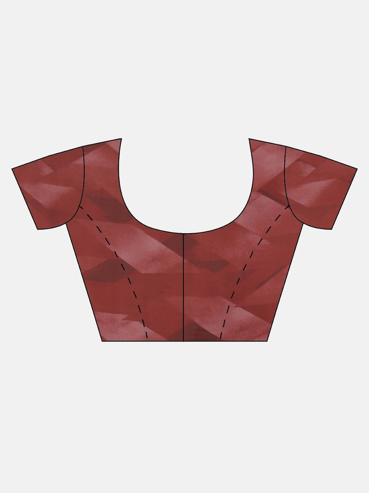 Neerus Multicolor Printed Saree With Blouse