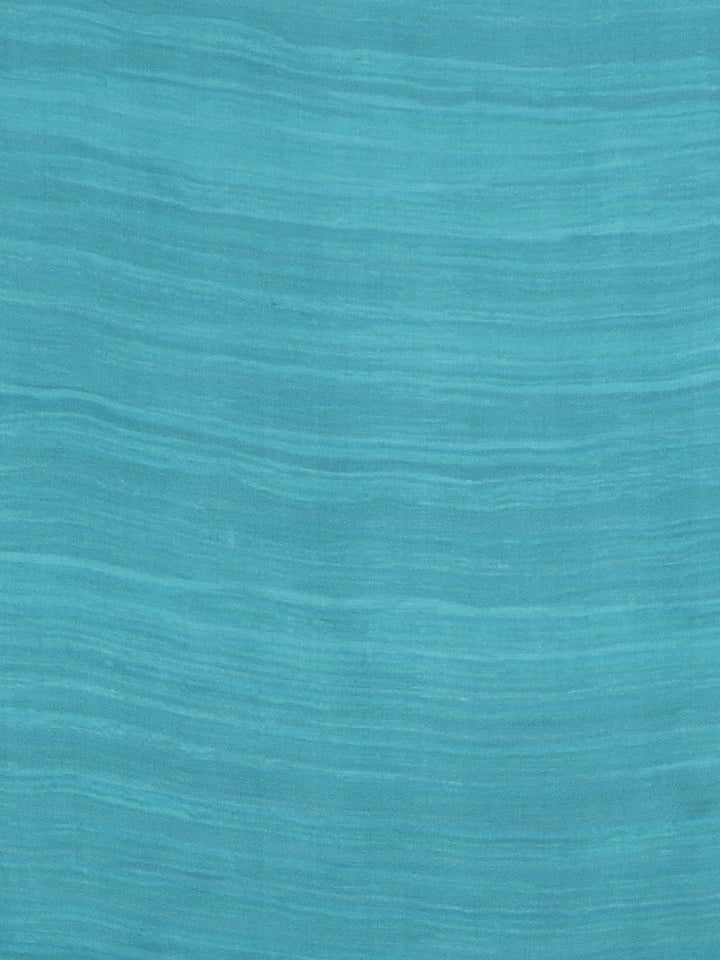 Neerus Blue Color Crepe Fabric Saree