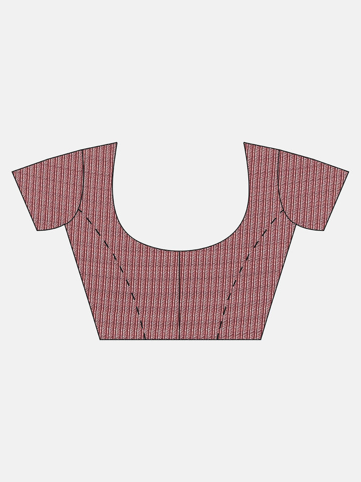 Neerus Grey Printed Saree With Blouse