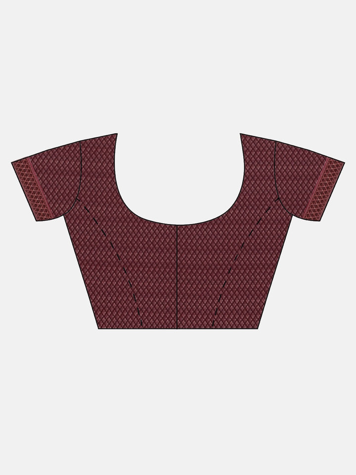 Neerus Pink Printed Saree With Blouse