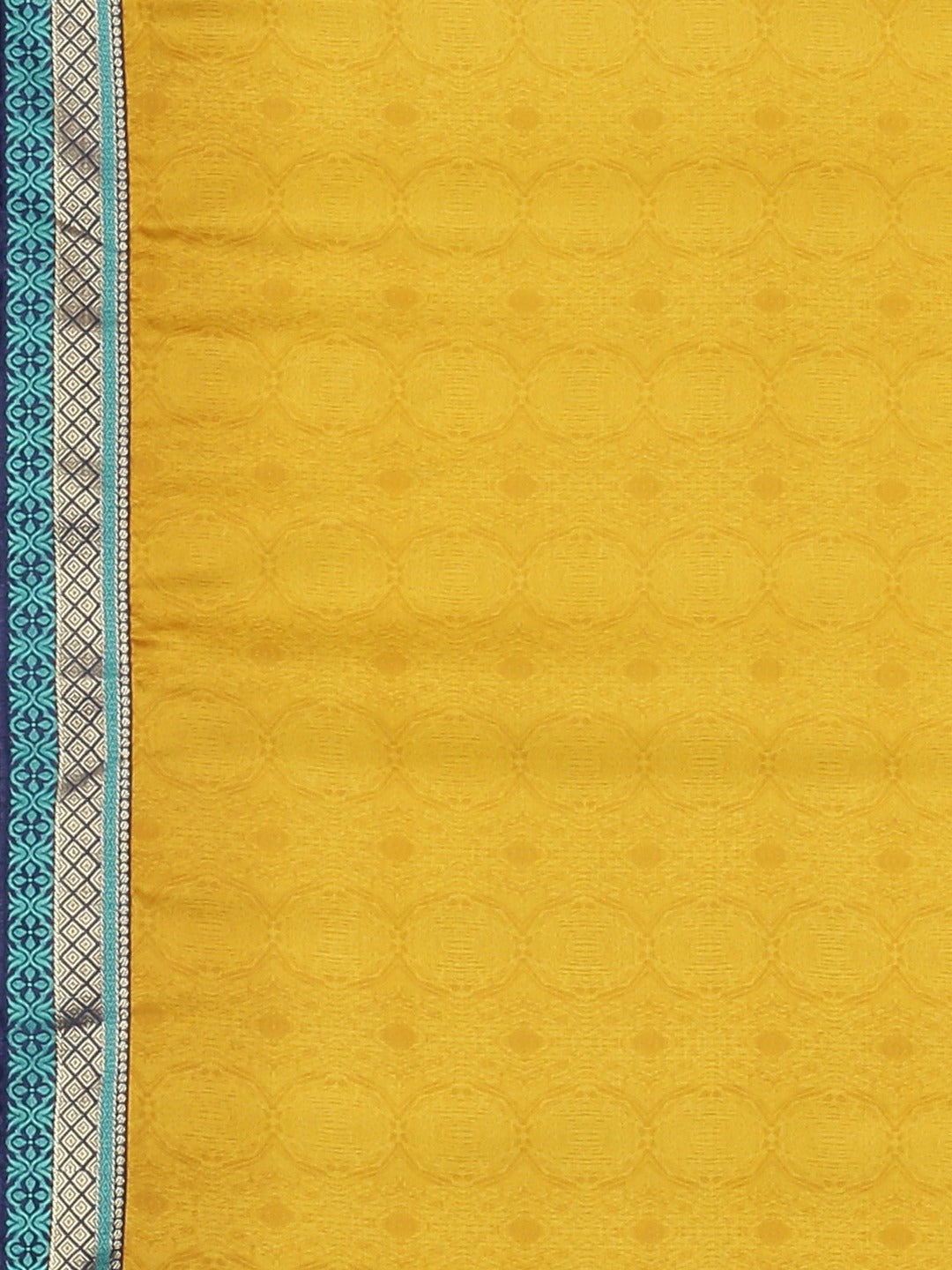 Neeru's Yellow Printed Saree With Blouse