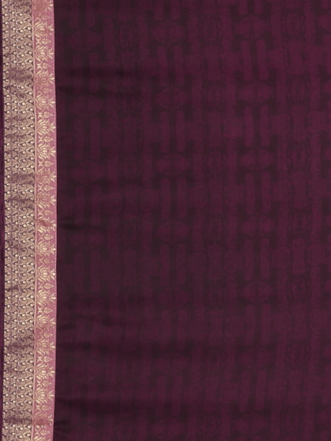 Neeru's Mauve Printed Saree With Blouse