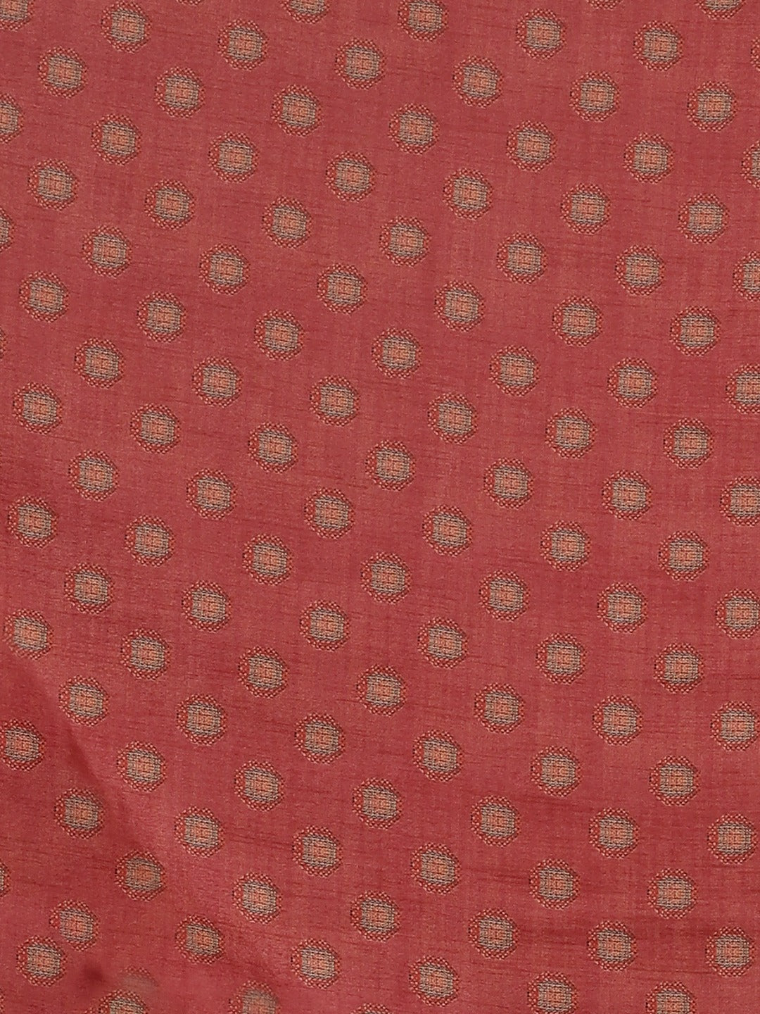 Neeru's Peach Printed Saree With Blouse
