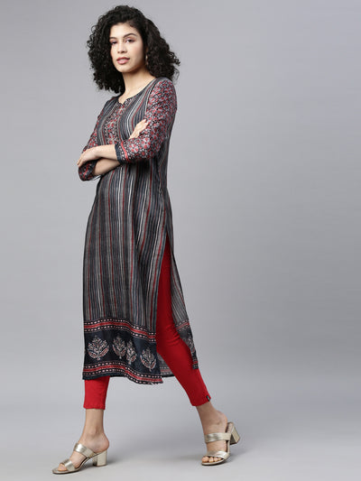 Neeru'S GREY color, SILK fabric Kurta
