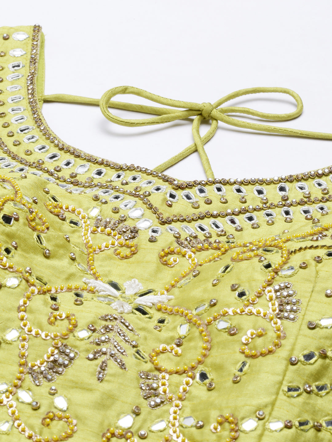 Neerus Green Color Georgette Fabric Suit-Anarkali