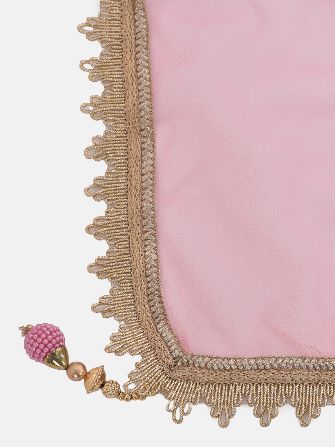 Neerus Pink Color Georgette Fabric Suit-Gharara