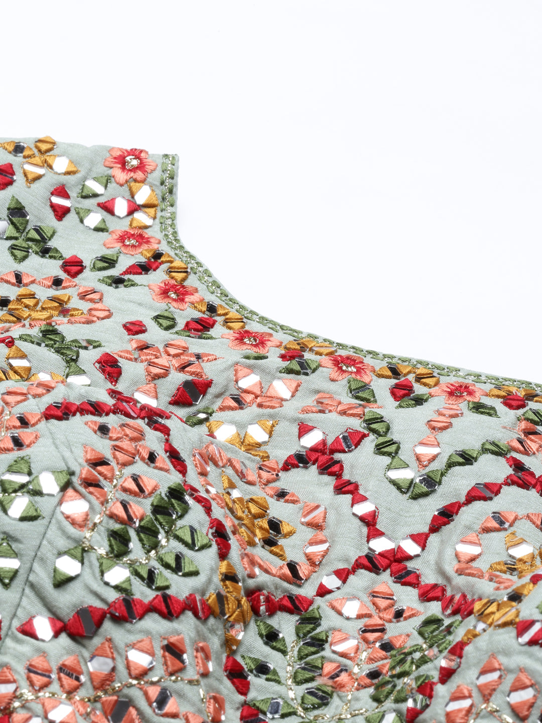 Neerus Printed Color Georgette Fabric Lehenga Choli