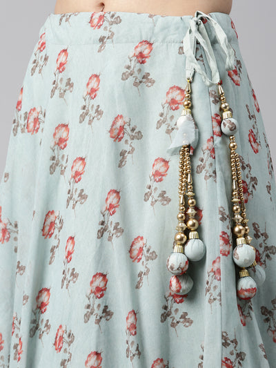 Neeru'S printed color, georgette fabric lehenga choli