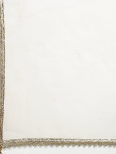 Neeru's Beige Color Georgette Fabric Suit-Anarkali