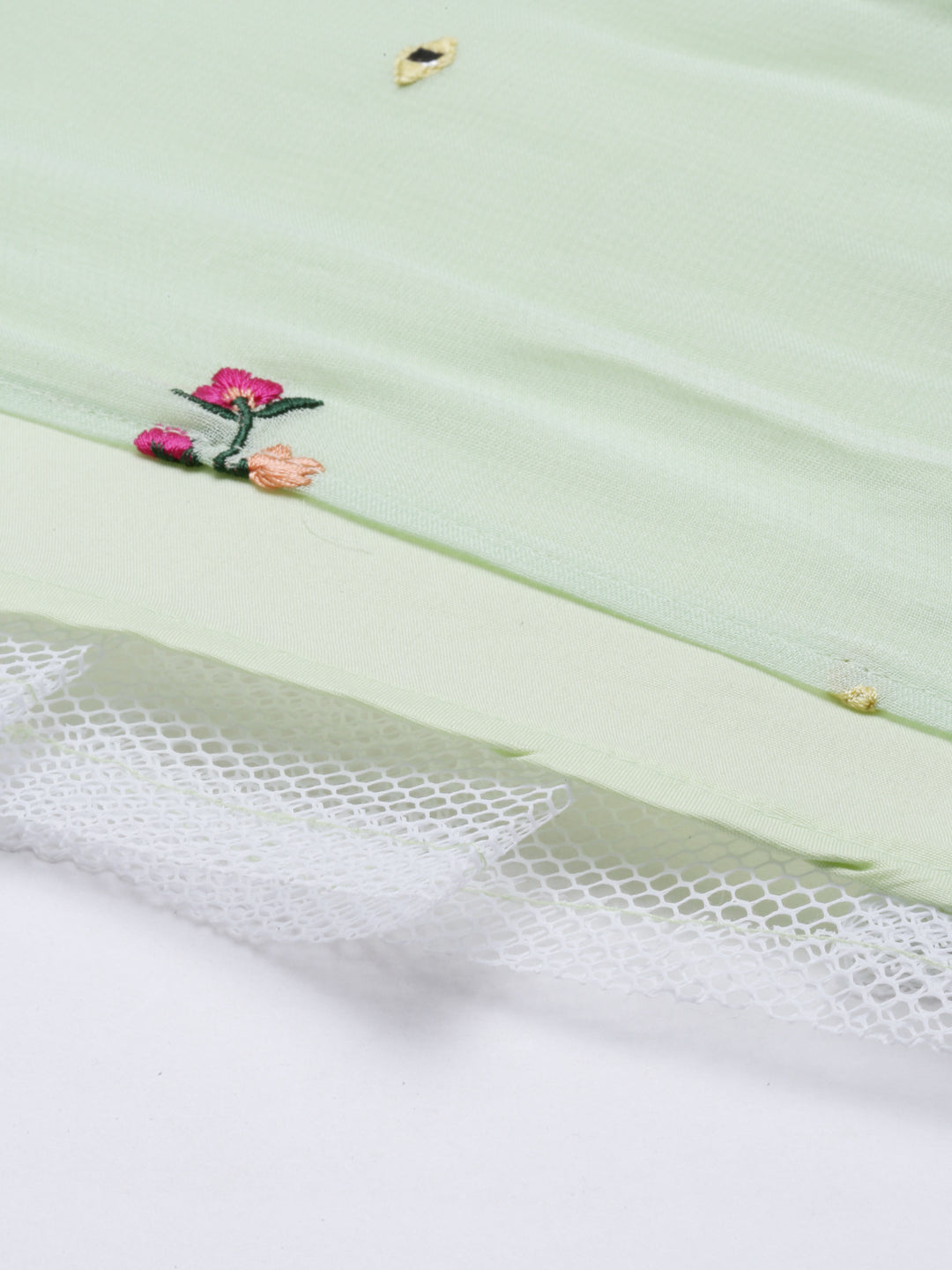 Neerus Pista Color Georgette Fabric Suit-Anarkali