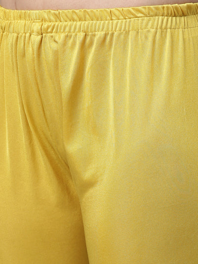 Neeru'S MUSTARD color, Poly Georgette fabric Anarkali Sets With Dupatta
