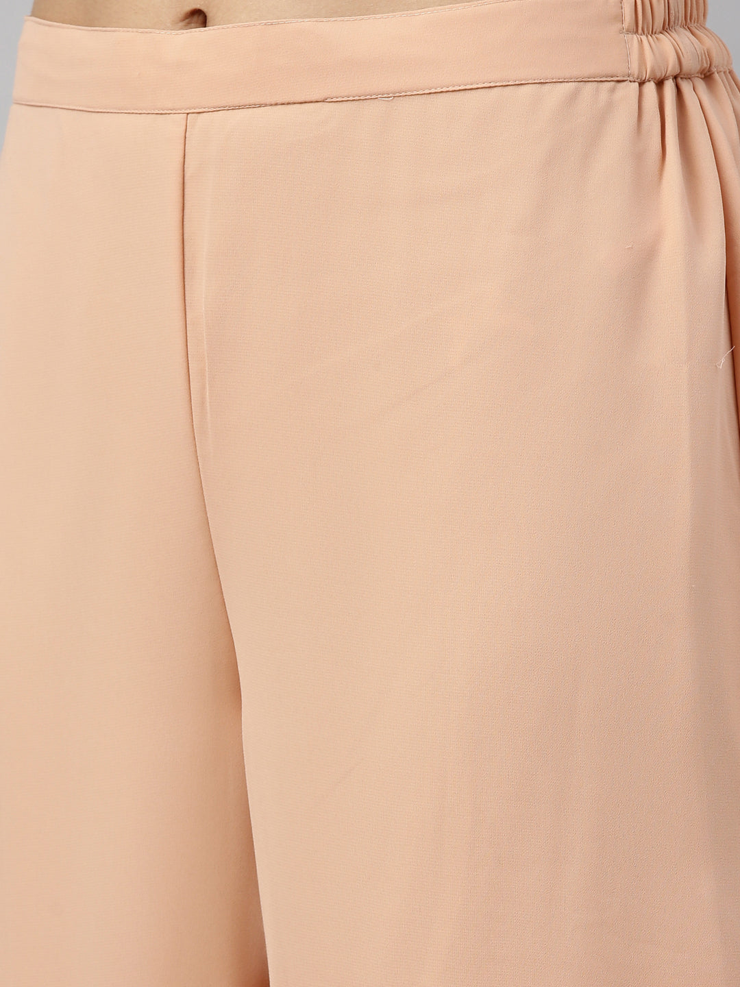 Neeru's Onion Color Georgette Fabric Suit-Short Anarkali