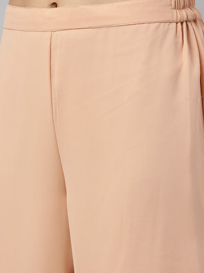 Neeru's Onion Color Georgette Fabric Suit-Short Anarkali
