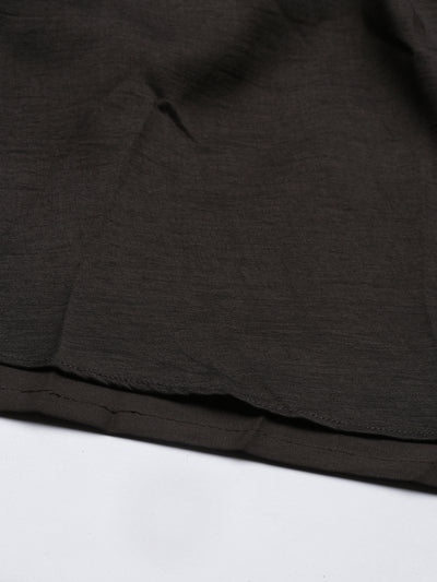 Neeru's Black Color Silk Fabric Kurta
