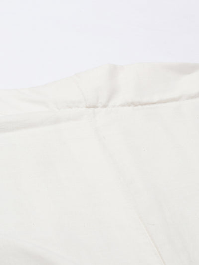 Neeru'S Off White Color Cotton Fabric Plazzo