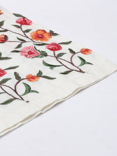 Neeru'S Off White Color Cotton Fabric Plazzo