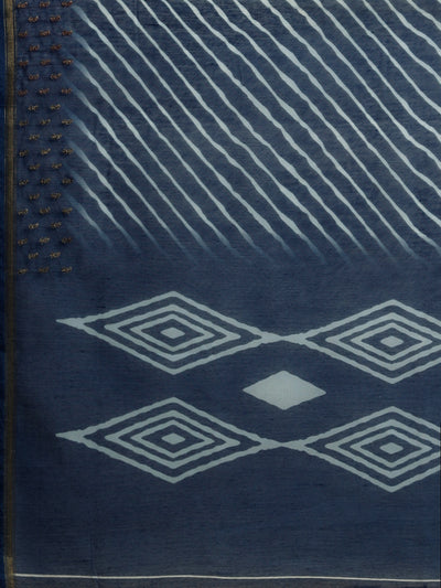 Neeru's Blue Color Dupion Fabric Saree