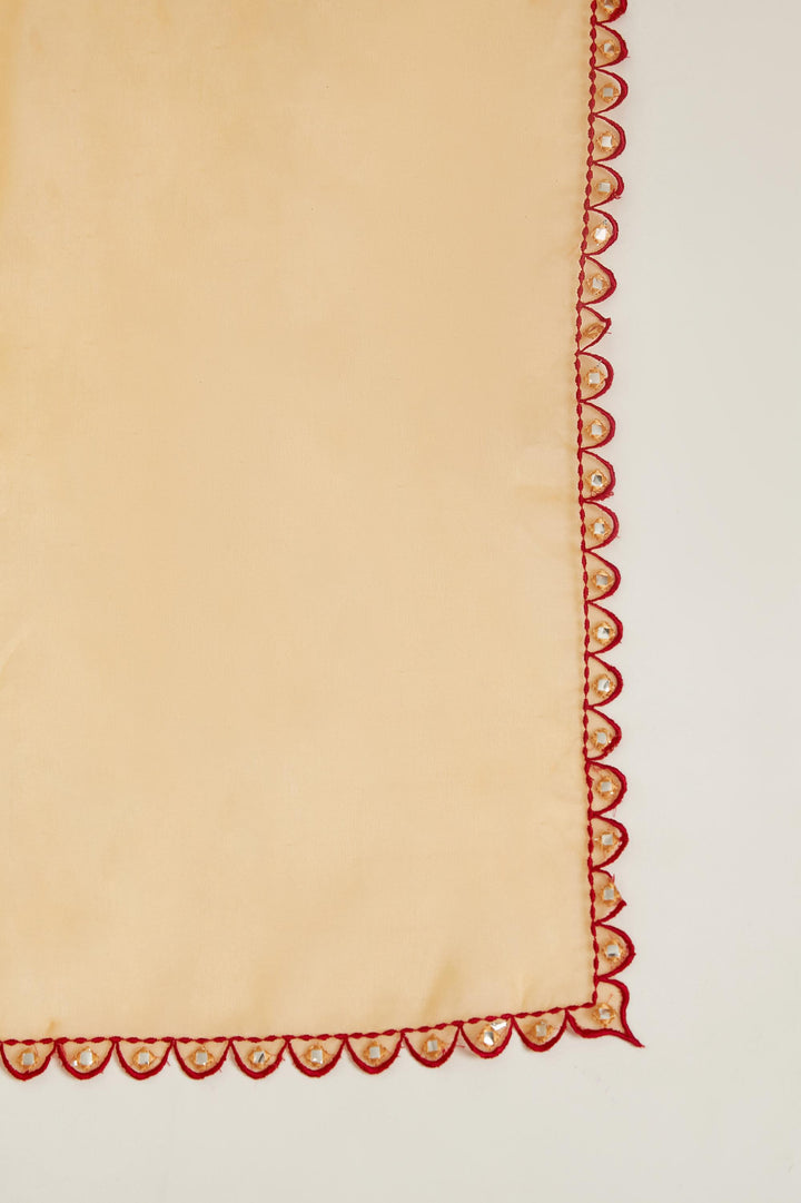 Neerus Yellow silk maxi gown - detail view 3