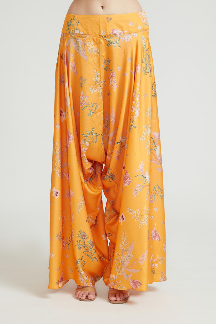 Neerus Mustard Color Silk Fabric Kurta Set