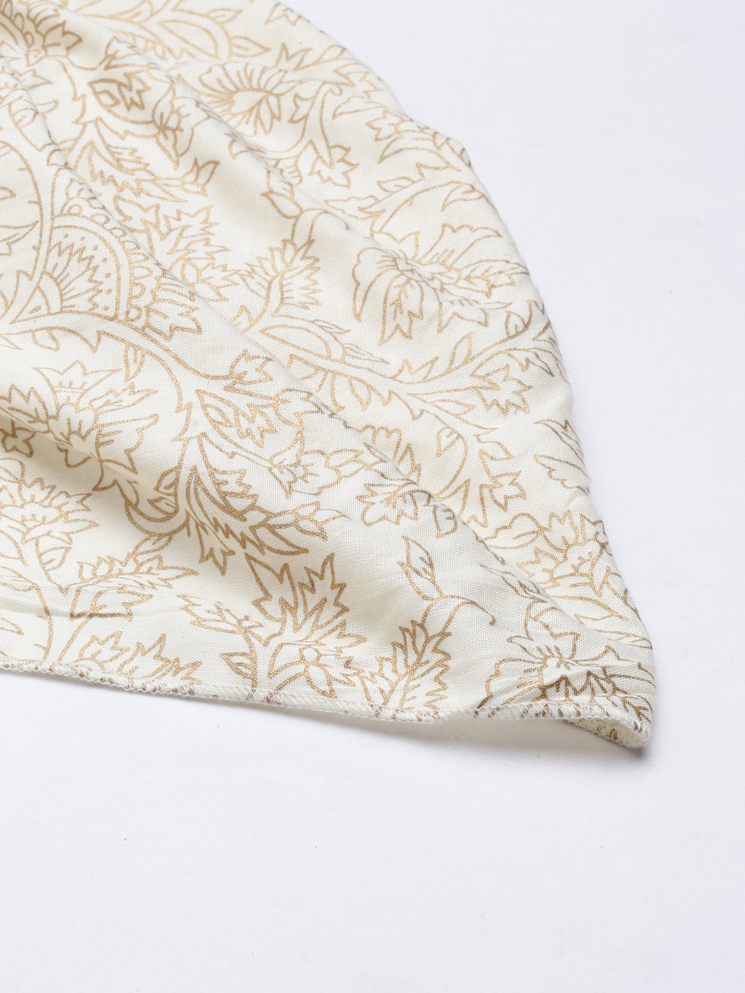 Neerus Off White Color Cotton Fabric Dhotti