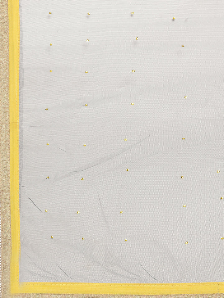 Neerus Yellow & Navy Embellished Lehenga Set