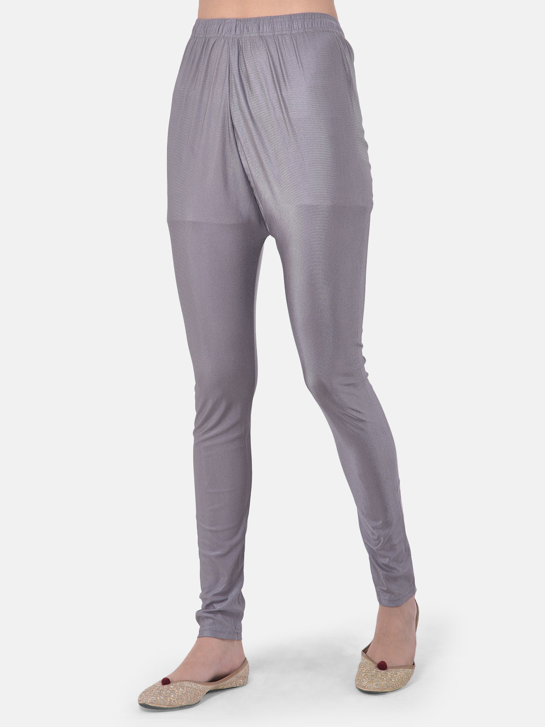 Neerus Grey Color Chanderi Fabric Suit-Fusion