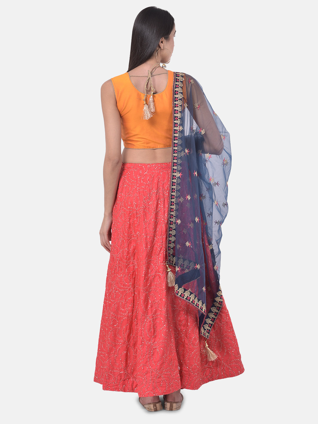 Neerus Multicolor Zari Lehenga Set