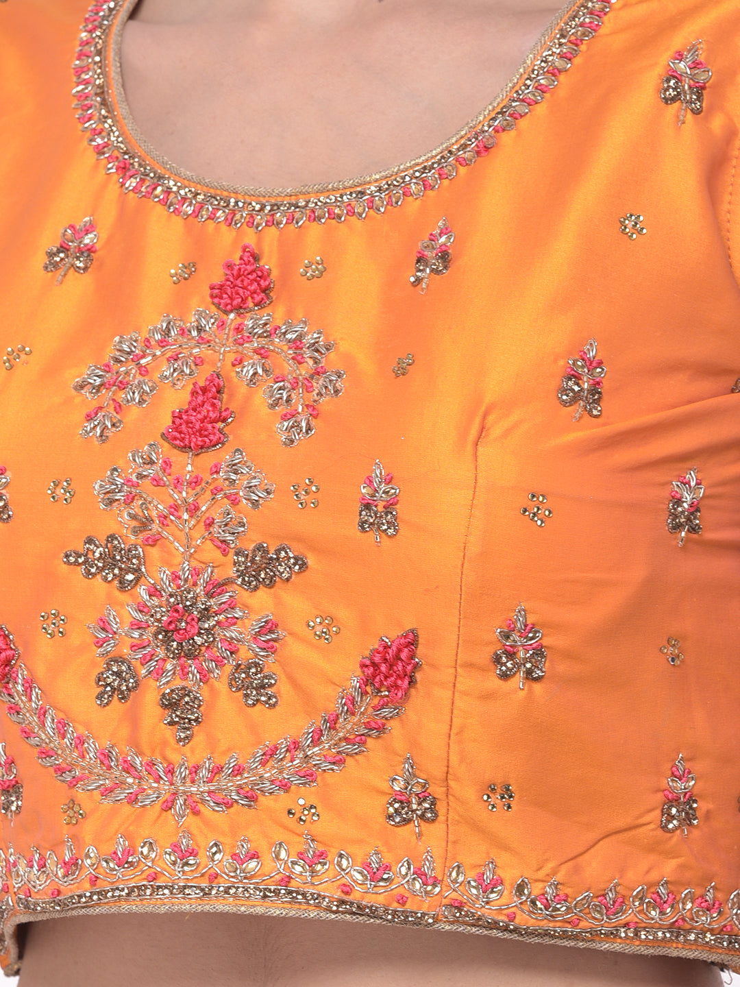 Neerus Multicolor Zari Lehenga Set