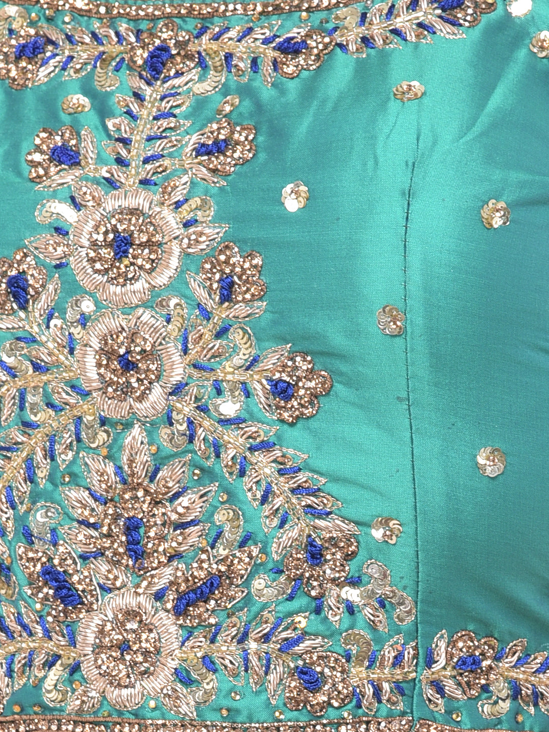Neerus Pink Banarasi woven lehenga set - detail view 1