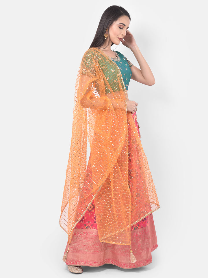 Neerus Multicolor Embellished Lehenga Set