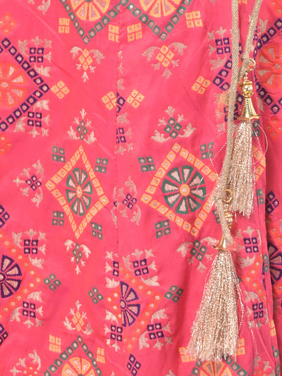 Neeru's Multicolor Embellished Lehenga Set