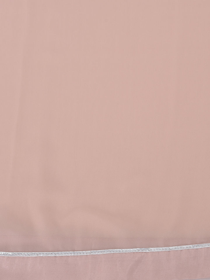 Neerus Onion Color Georgette Fabric Suit-Gharara