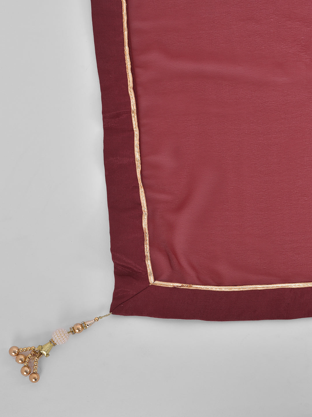 Neeru'S Maroon Color Georgette Fabric Suit-Gharara