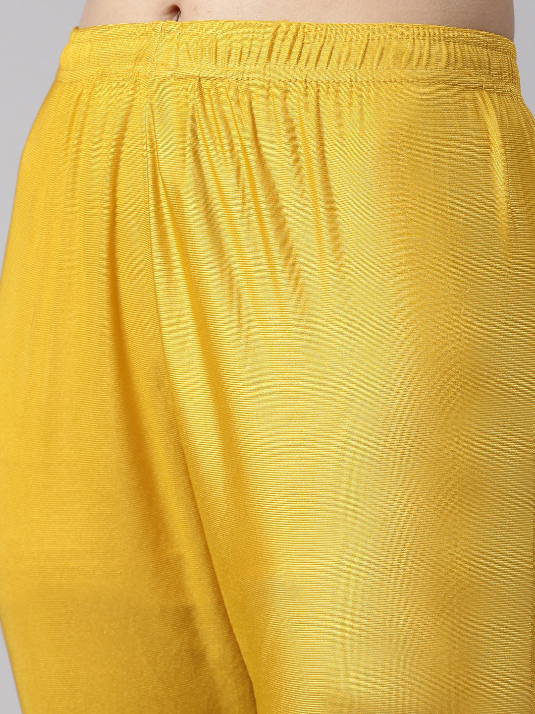 Neeru's Mustard Color Georgette Fabric Kurta Set