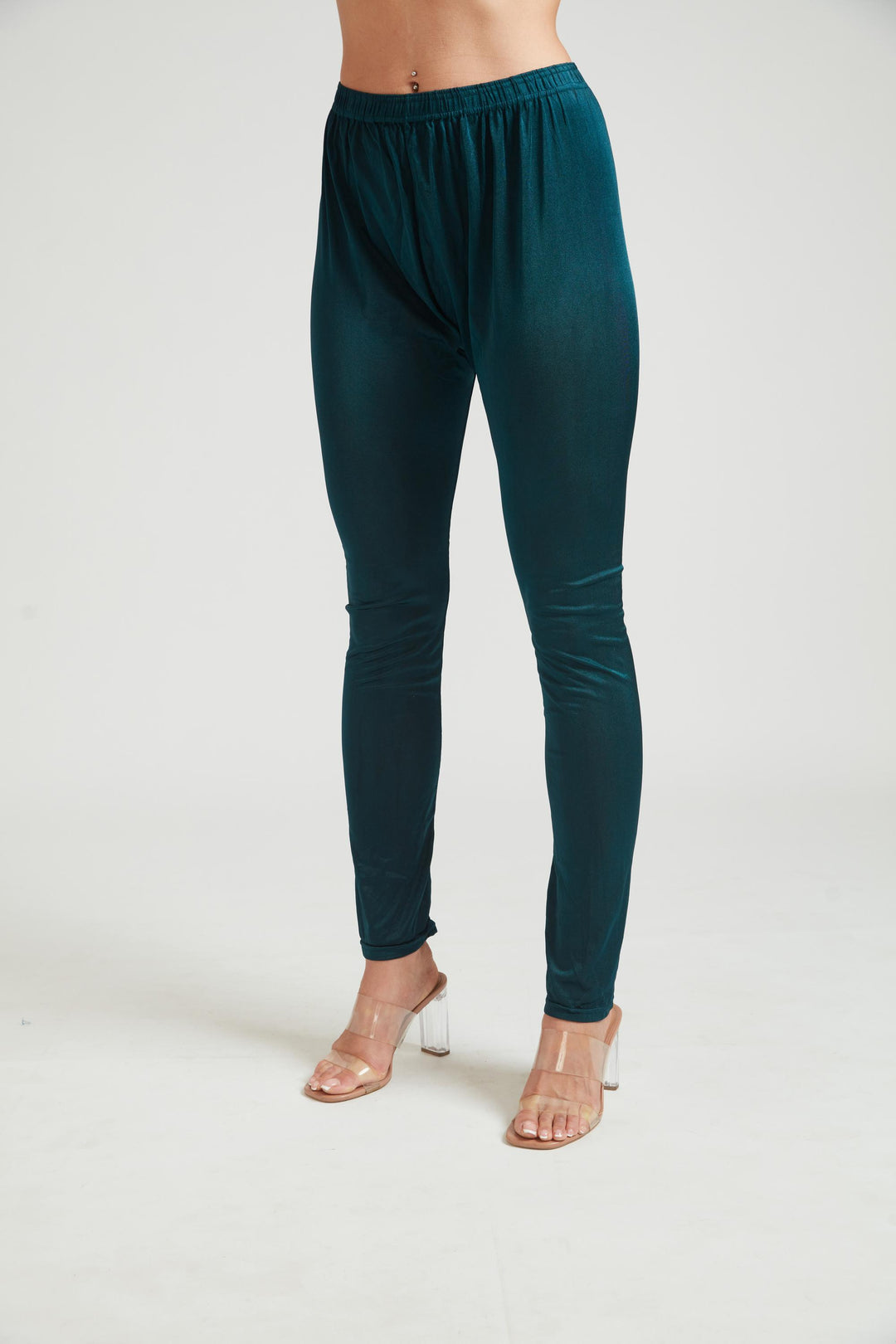 Neerus Peacock Color Georgette Fabric Salwar Kameez