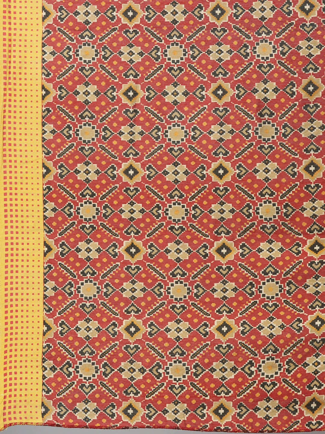 Neerus Yellow modal embellished kurta set - detail view 6